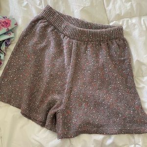 Le lion knit shorts